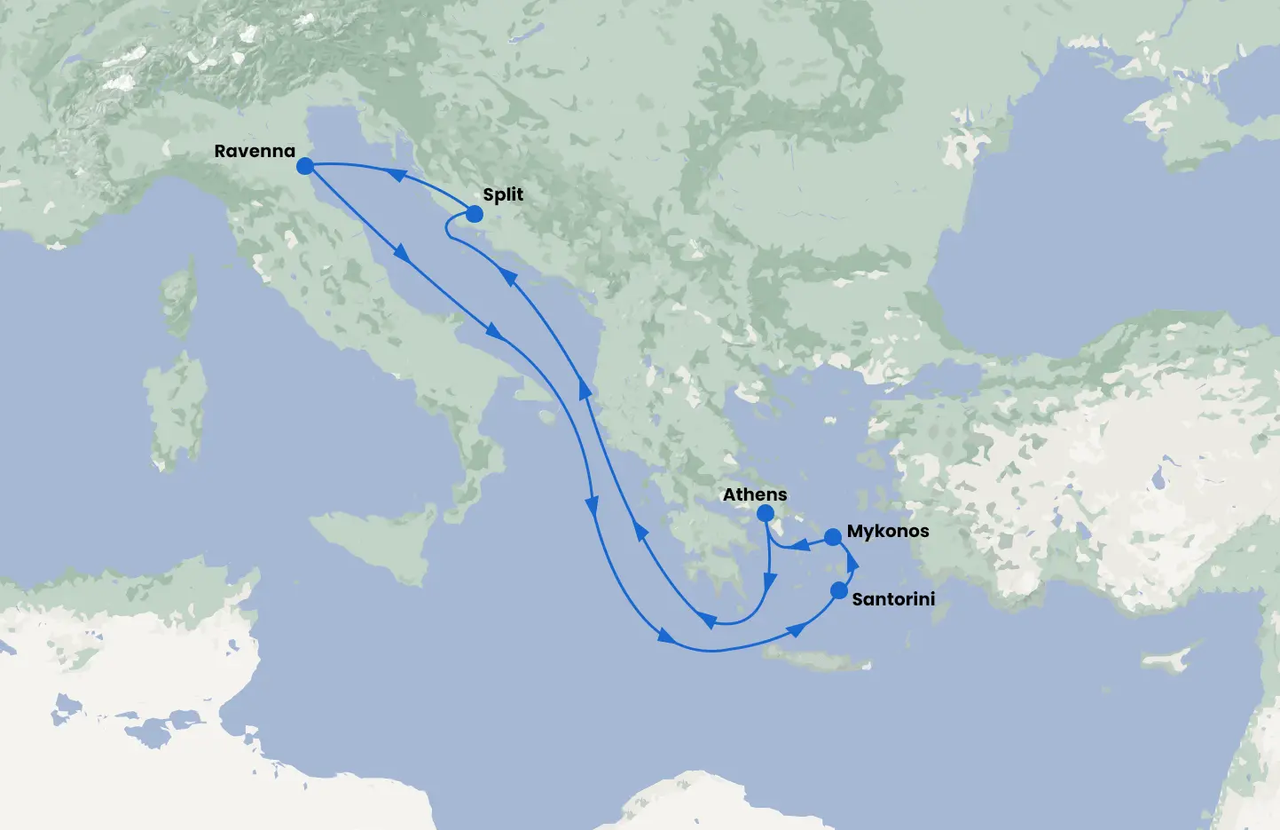 Round trip Bologna with Explorer of The Seas